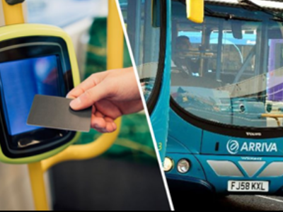 
			Derby goes contactless by bus.
		